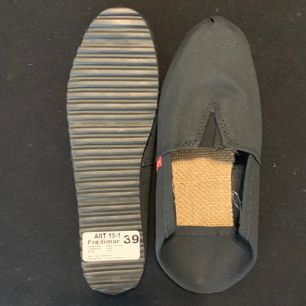 Alpargatas made in Argentina (Brand: Fredimar)